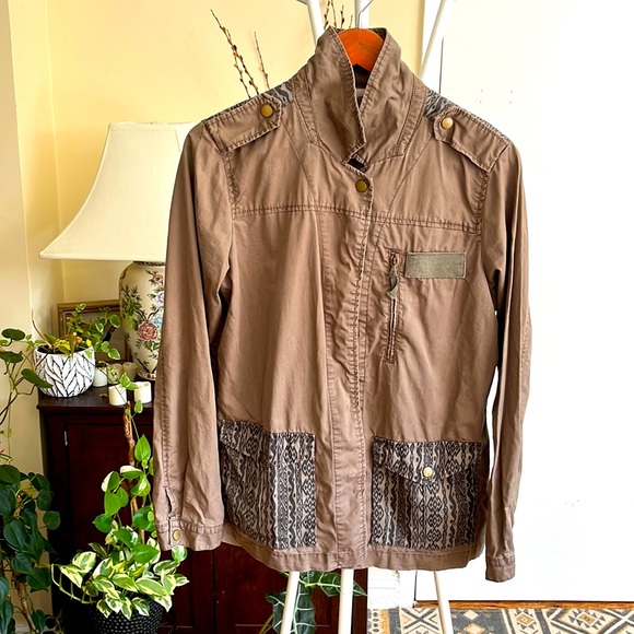 💚🖤Forever21 Contemporary Lightweight Military Green Jacket-M - Picture 2 of 15